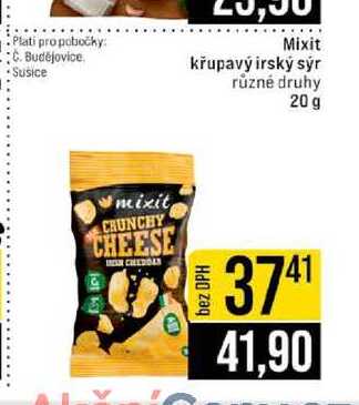 Mixit křupavý irský sýr různé druhy 20 g 