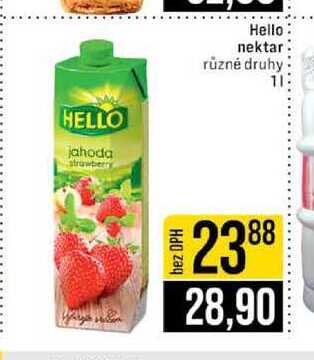Hello nektar různé druhy 1l