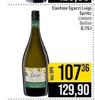 Cantine Sgarzi Luigi Spritz Limoni Bellini 0.75l 
