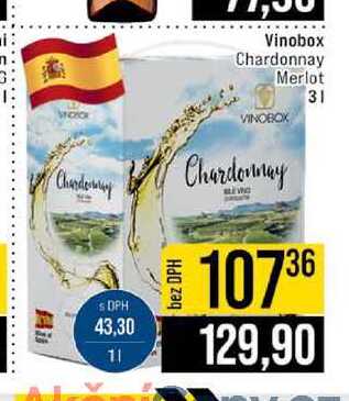 Vinobox Chardonnay Merlot 3l