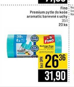 Fino Premium pytle do koše aromatic barevné s uchy 35l 20 ks 