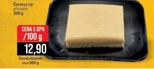 Čerstvý sýr přírodní 300 g 100g