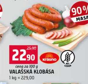 VALAŠSKÁ KLOBÁSA 100g