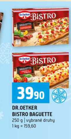 DR.OETKER BISTRO BAGUETTE 250 g vybrané druhy