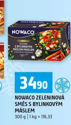 NOWACO ZELENINOVÁ SMĚS S BYLINKOVÝM MÁSLEM 300 g