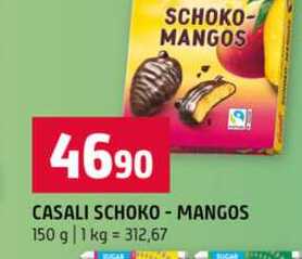 CASALI SCHOKO MANGOS 150 g 