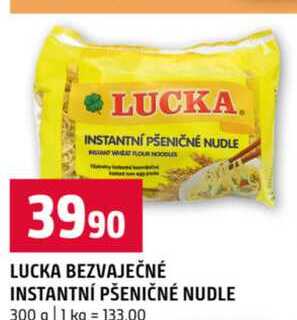 LUCKA BEZVAJEČNÉ INSTANTNÍ PŠENIČNÉ NUDLE 300 g 