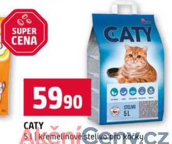 CATY 5l kremelinové stelivo pro kočky 