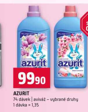 AZURIT 74 dávek aviváž vybrané druhy