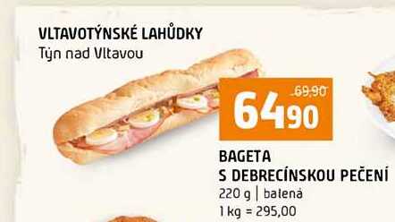 BAGETA S DEBRECÍNSKOU PEČENÍ 220 g