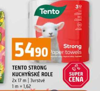 TENTO STRONG KUCHYŇSKÉ ROLE 2x 17 m 3vrstvé 
