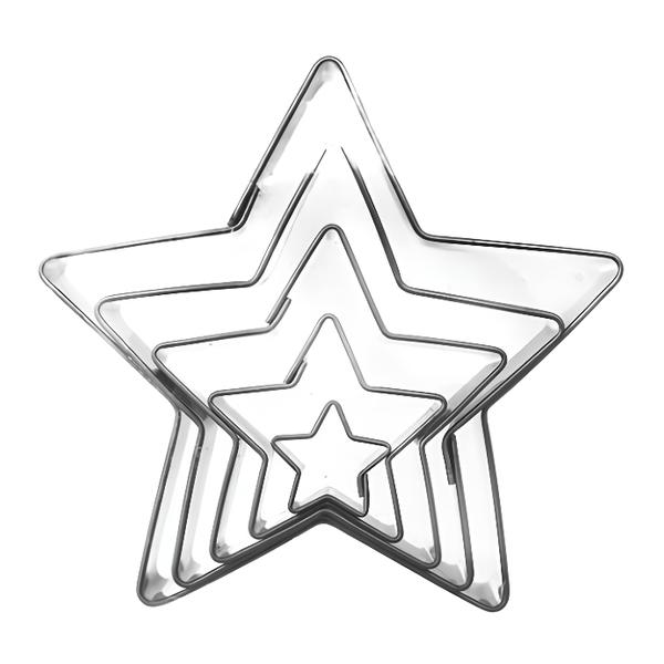 ORION Vykrajovačka nerez hvězda 5 ks