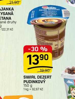 SWIRL DEZERT PUDINKOVÝ 150 g