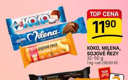 MILENA, SOJOVÉ ŘEZY 32-50 g