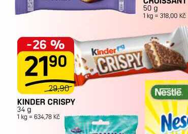 KINDER CRISPY 34 g