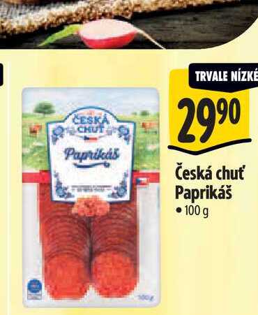  Česká chuť Paprikáš  100 g  