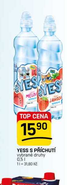 YESS S PŘÍCHUTÍ vybrané druhy 0,5l