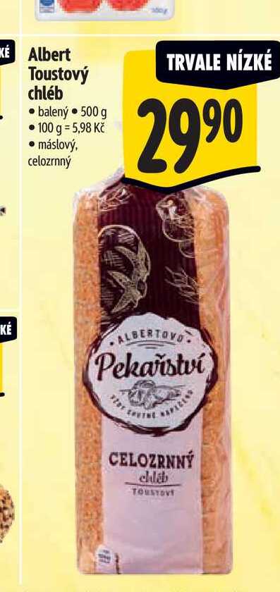  Albert Toustový chléb  500 g
