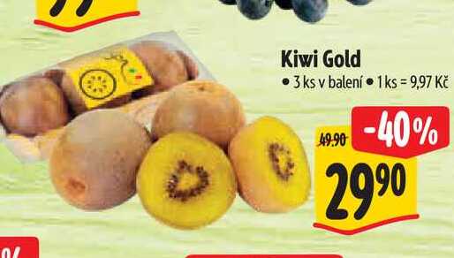 Kiwi Gold  3 ks 