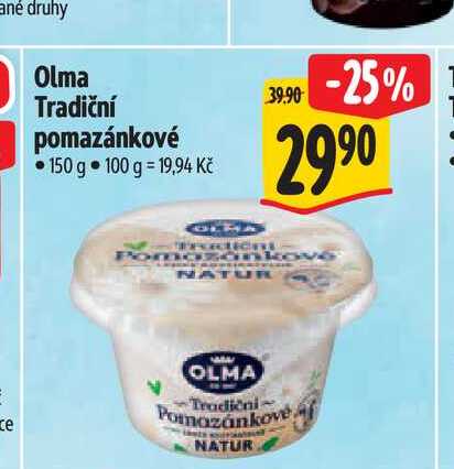   Olma Tradiční pomazánkové 150 g  