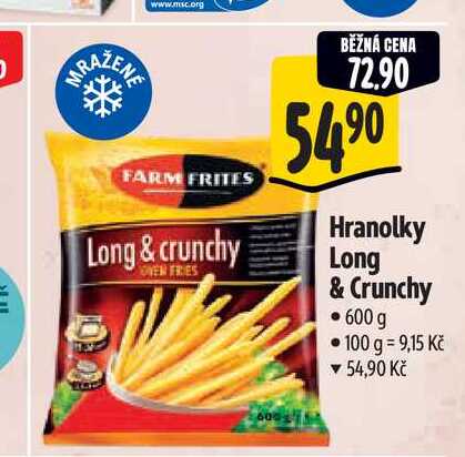   Hranolky Long & Crunchy  600 g 