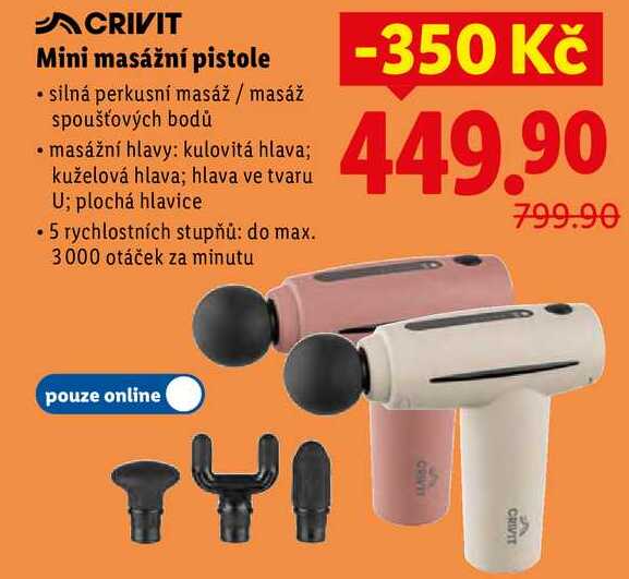 Mini masážní pistole 