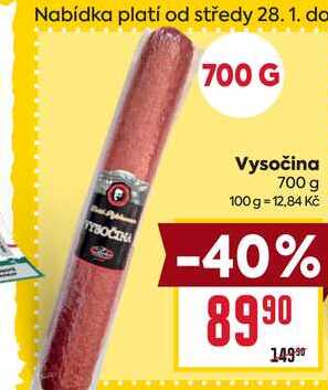 Vysočina 700 g 