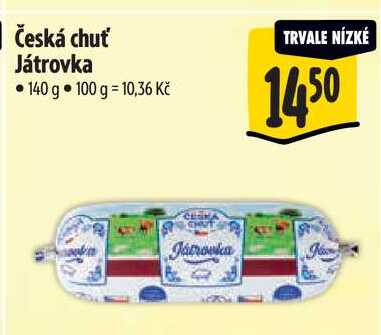 Česká chuť Játrovka, 140 g