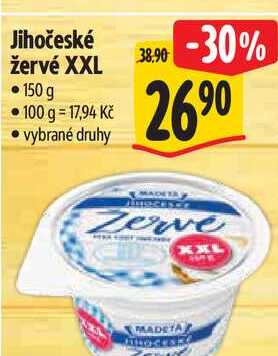 Jihočeské žervé XXL, 150 g