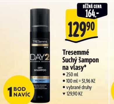 Tresemmé Suchý šampon na vlasy, 250 ml 