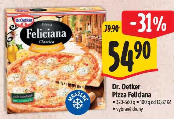 Dr. Oetker Pizza Feliciana, 320-360 g