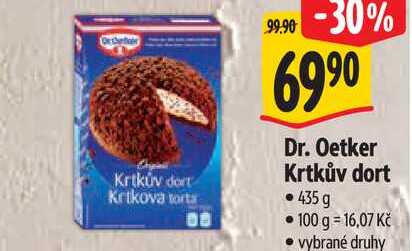 Dr. Oetker Krtkův dort, 435 g 