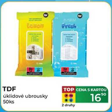 TDF úklidové ubrousky 50ks