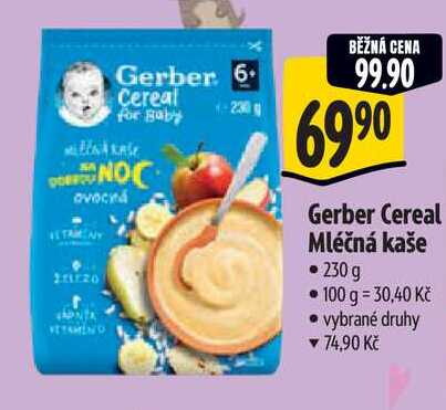 Gerber Cereal Mléčná kaše, 230 g