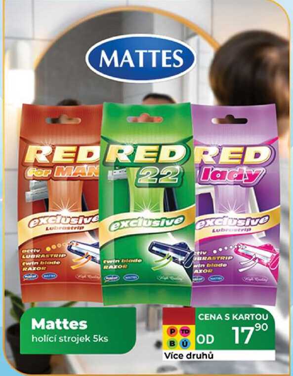 Mattes holící strojek 5ks