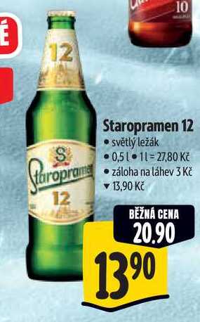 Staropramen 12, 0,5 l