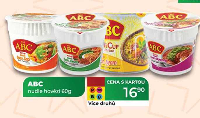 ABC nudle hovězí 60g 