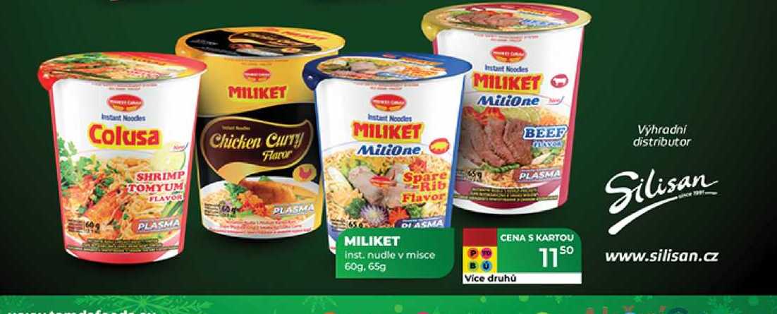 MILIKET inst. nudle v misce 60g  