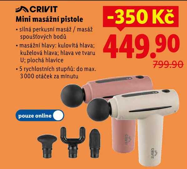 Mini masážní pistole