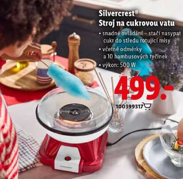 Silvercrest Stroj na cukrovou vatu