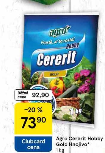 Agro Cererit Hobby Gold Hnojivo, 1 kg