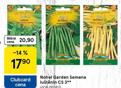 Nohel Garden Semena luštěnin CS 3, více druhů