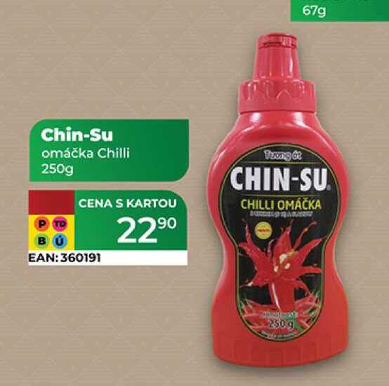 Chin-Su omáčka Chilli 250g