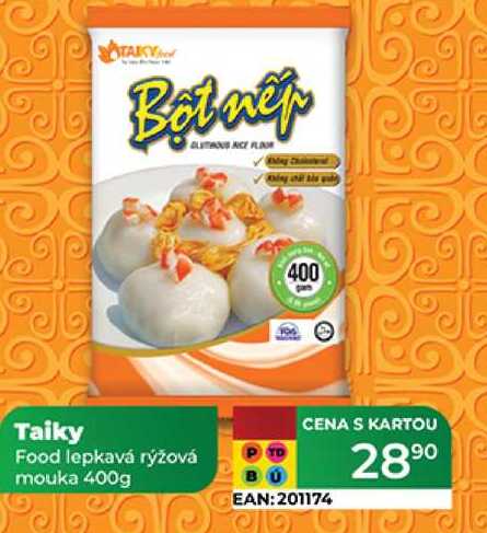 Taiky Food lepkavá rýžová mouka 400g 