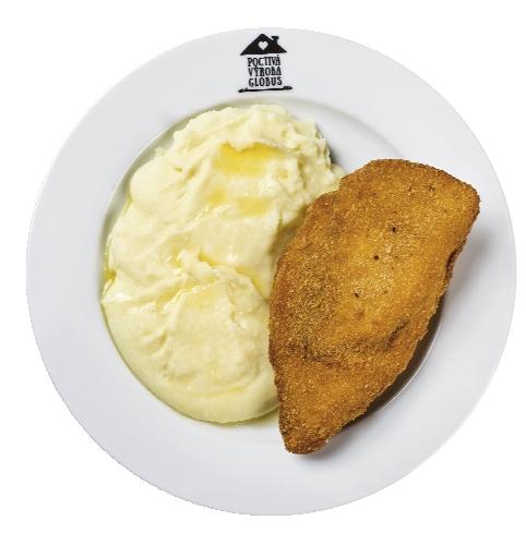 Kuřecí Cordon Bleu s bramborovou kaší