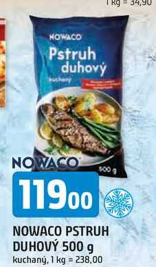NOWACO PSTRUH DUHOVÝ 500 g kuchaný