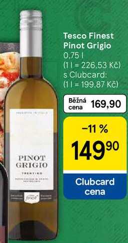 Tesco Finest Pinot Grigio, 0.75 l