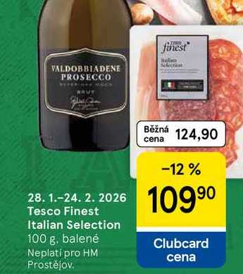 Tesco Finest Italian Selection, 100 g, balené