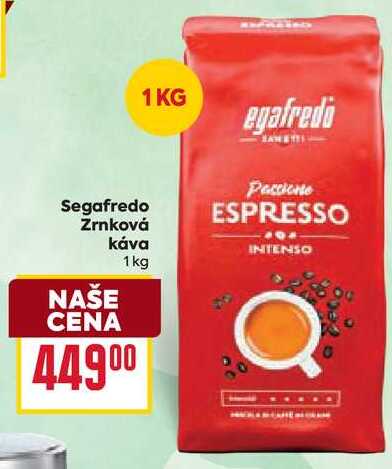 Segafredo Zrnková Κάνα 1kg
