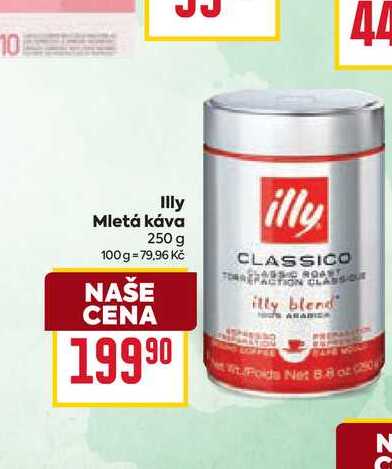 Illy Mletá káva 250 g